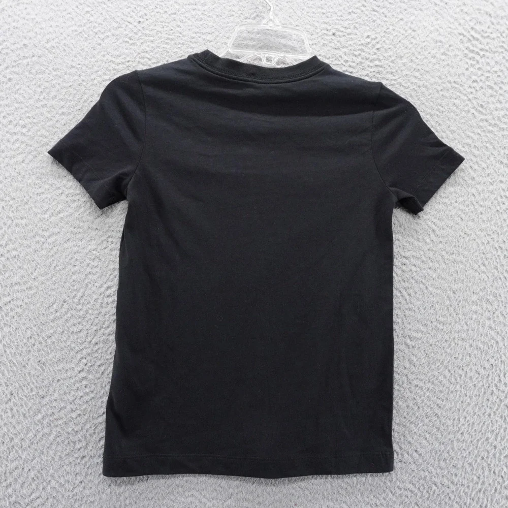 Nike Kids XS Black Graphic Swoosh T-Shirt N Logo‎ Short Sleeve NEW